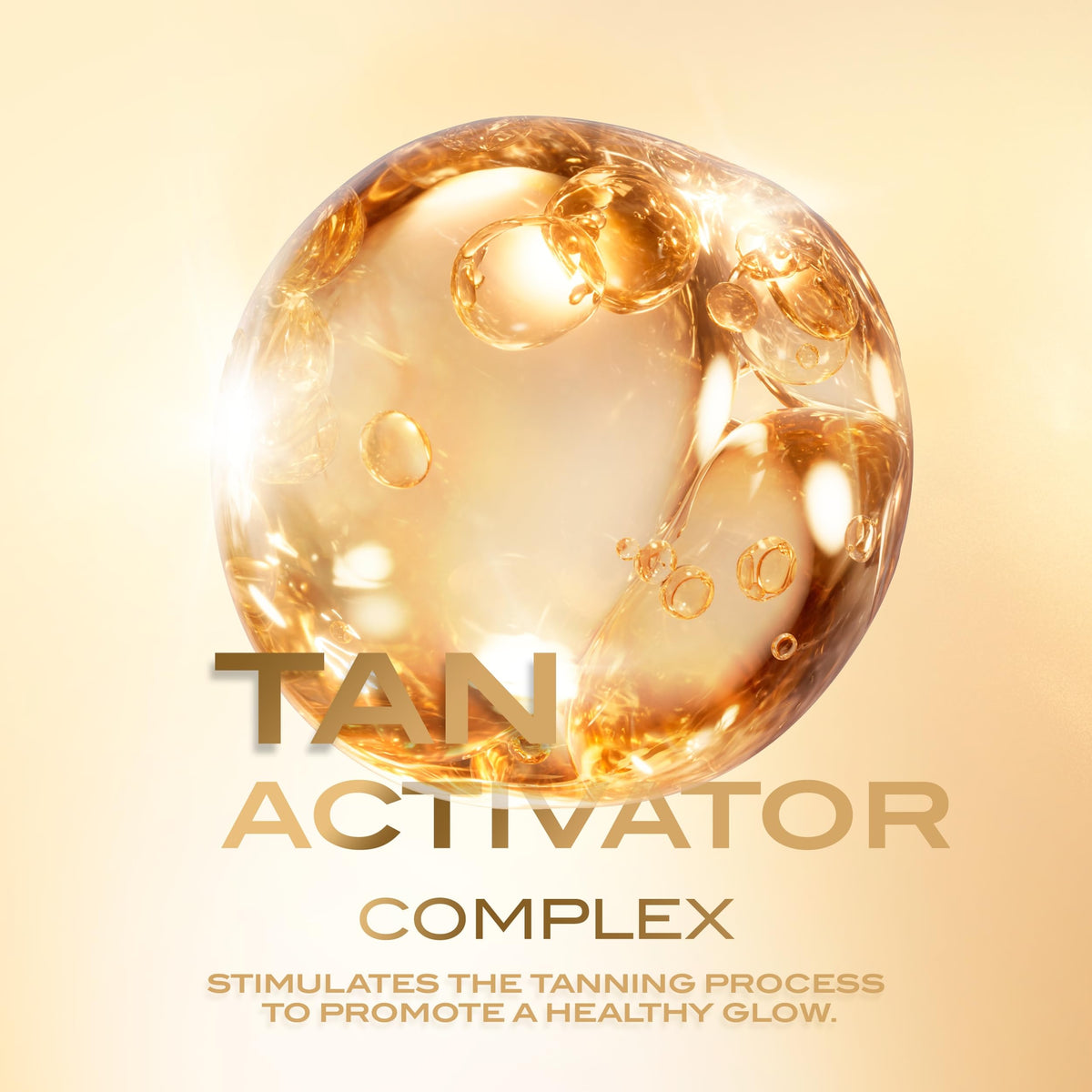 Applying Lancaster after-sun lotion to skin demonstrates soothing care.