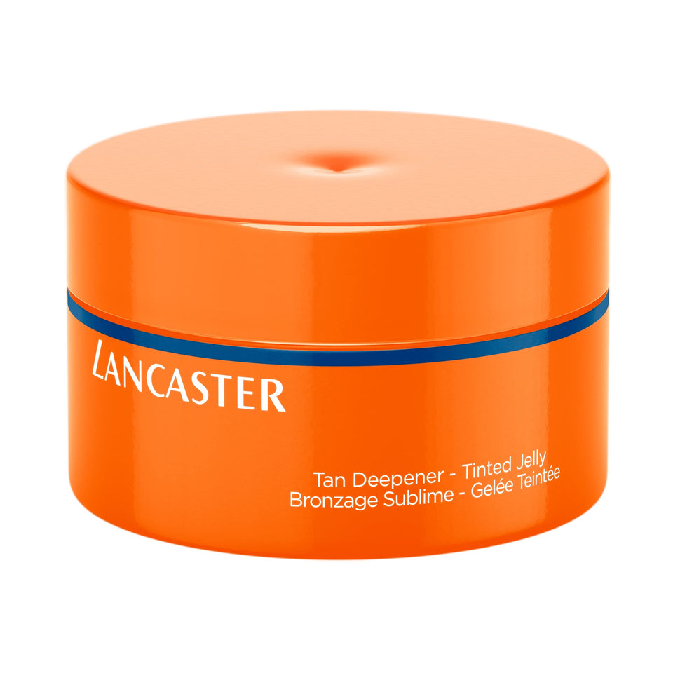 Lancaster Sun Beauty Tan Deepener bottle pour shows easy, even application