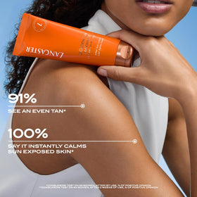 Lancaster Golden Tan Maximizer with Tan Activator Complex supports melanin production.