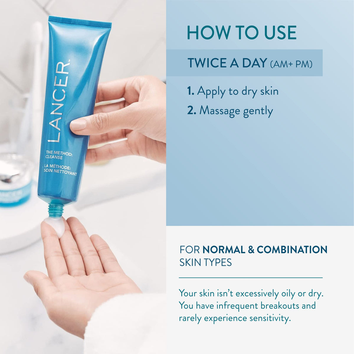 Lancer The Method Cleanse bonus size packaging shown for travel-friendly use