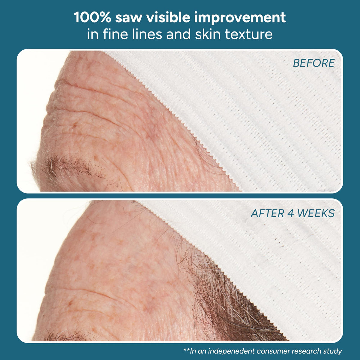 Dime-size amount applied to damp face demonstrates daily use
