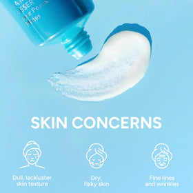 Nonirritating natural minerals support gentle exfoliation