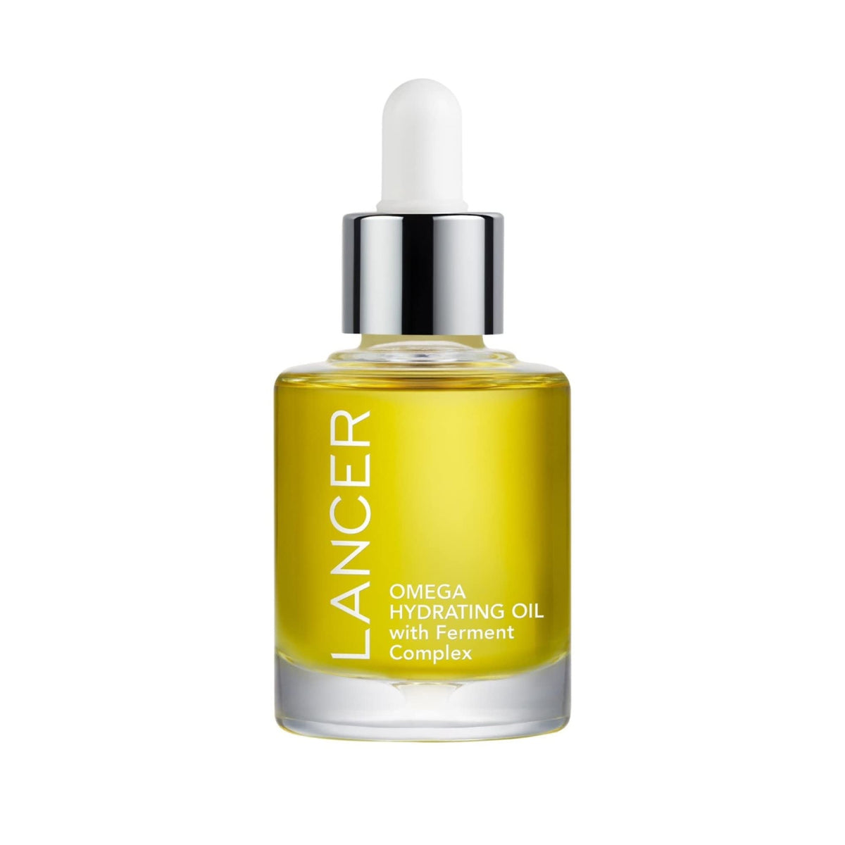 Lancer Omega Hydrating Oil bottle for daily nourishing glow.