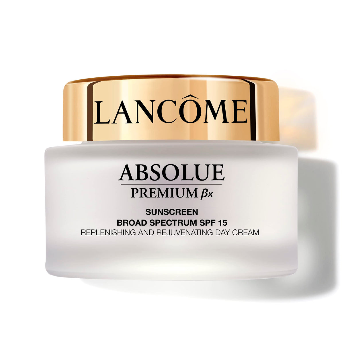 Lancôme Absolue Premium BX Day Cream with SPF 15 for daily moisture and protection.