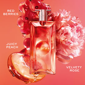 Lancôme Idôle opening red berries splash awakens senses for a lively start.