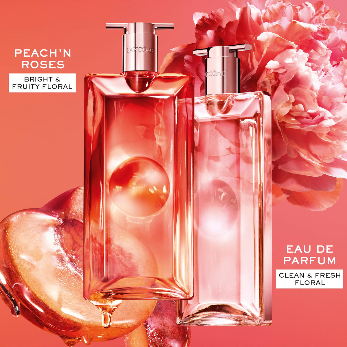 Lancôme Idôle velvety rose creates a warm, sensual trail.