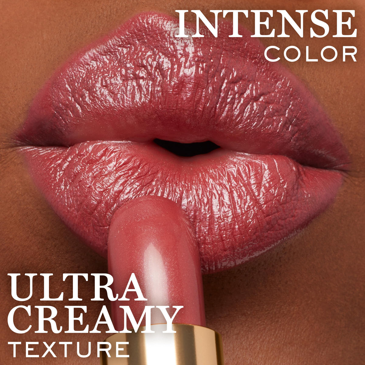 Lancôme L'Absolu Rouge close-up texture indicating smudge-resistant finish