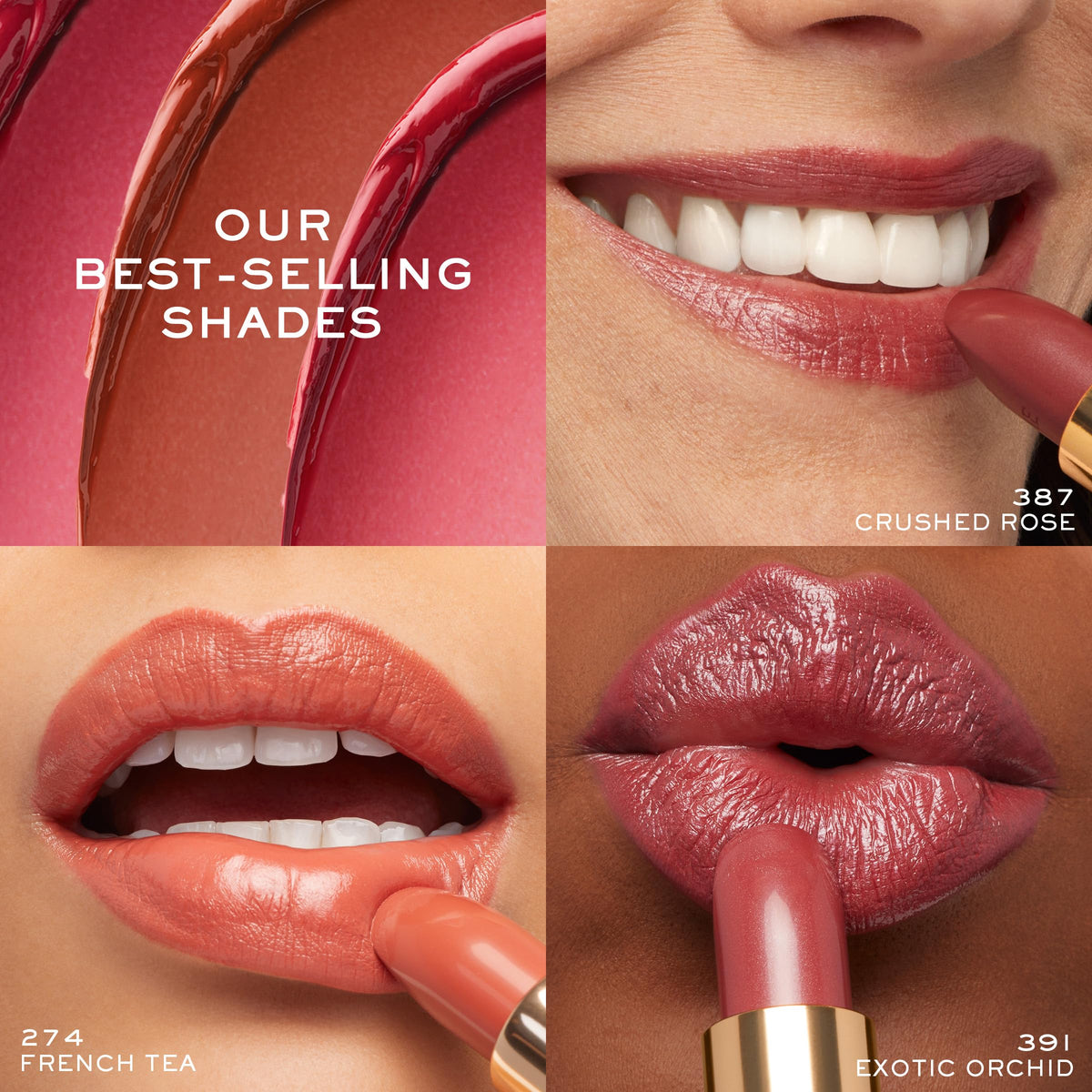 Lancôme L'Absolu Rouge shade 238 Si Seulement on lips