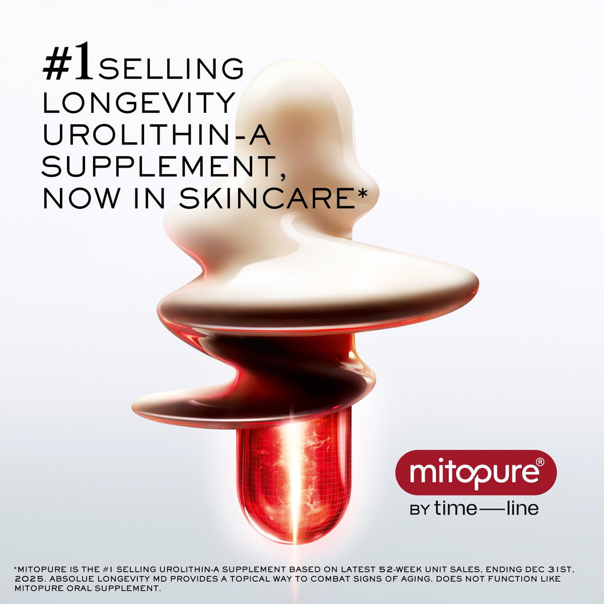 Lancôme Absolue Longevity MD Intercept massage application shows smooth absorption.