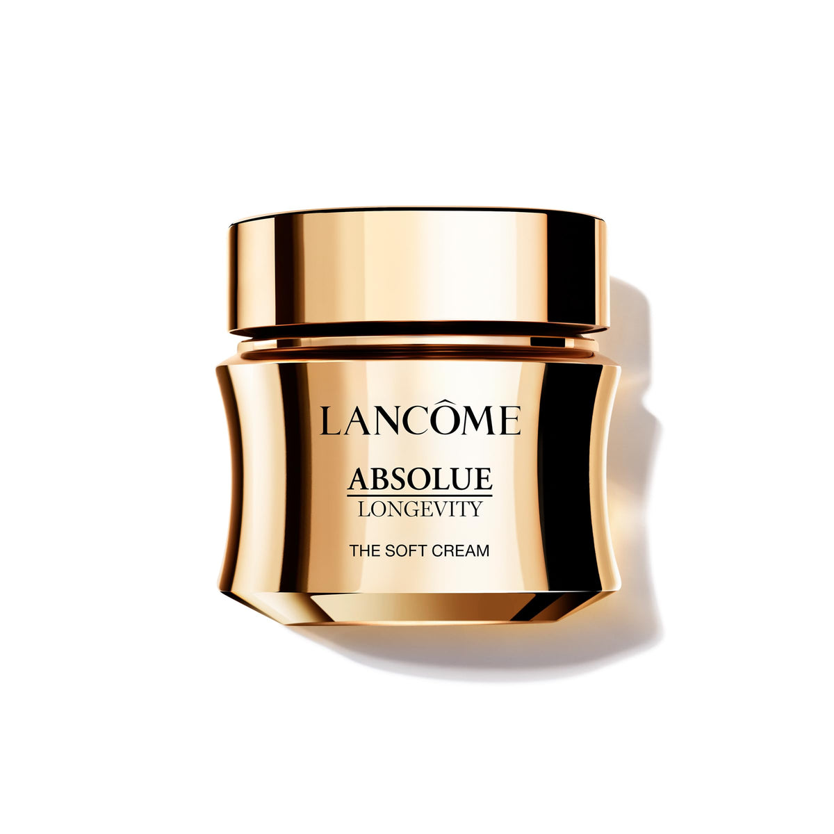 Lancôme Absolue Soft Cream bottle closeup showcases premium packaging and luxurious skincare experience