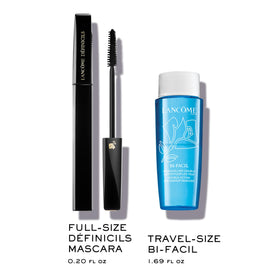 Lancome Definicils mascara bottle and packaging to highlight luxury beauty routine.