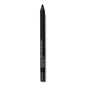 Lancôme Drama Waterproof Eyeliner Pencil Café Noir close-up swatch for bold definition.