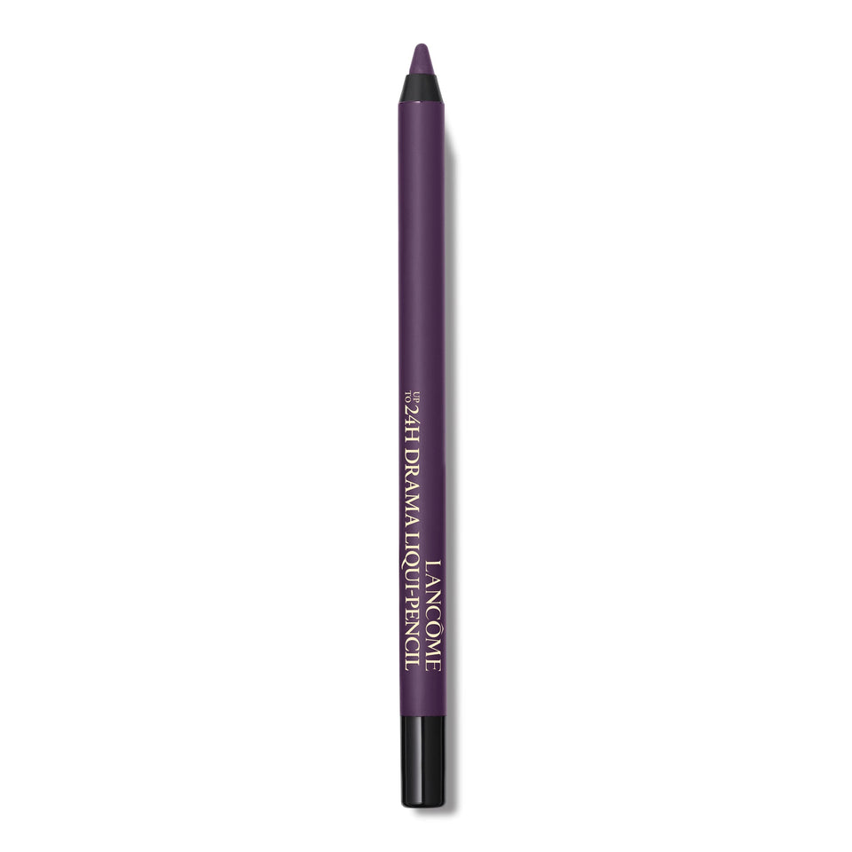 Lancôme Drama Waterproof Eyeliner Purple Cabaret swatch showing rich pigment and depth