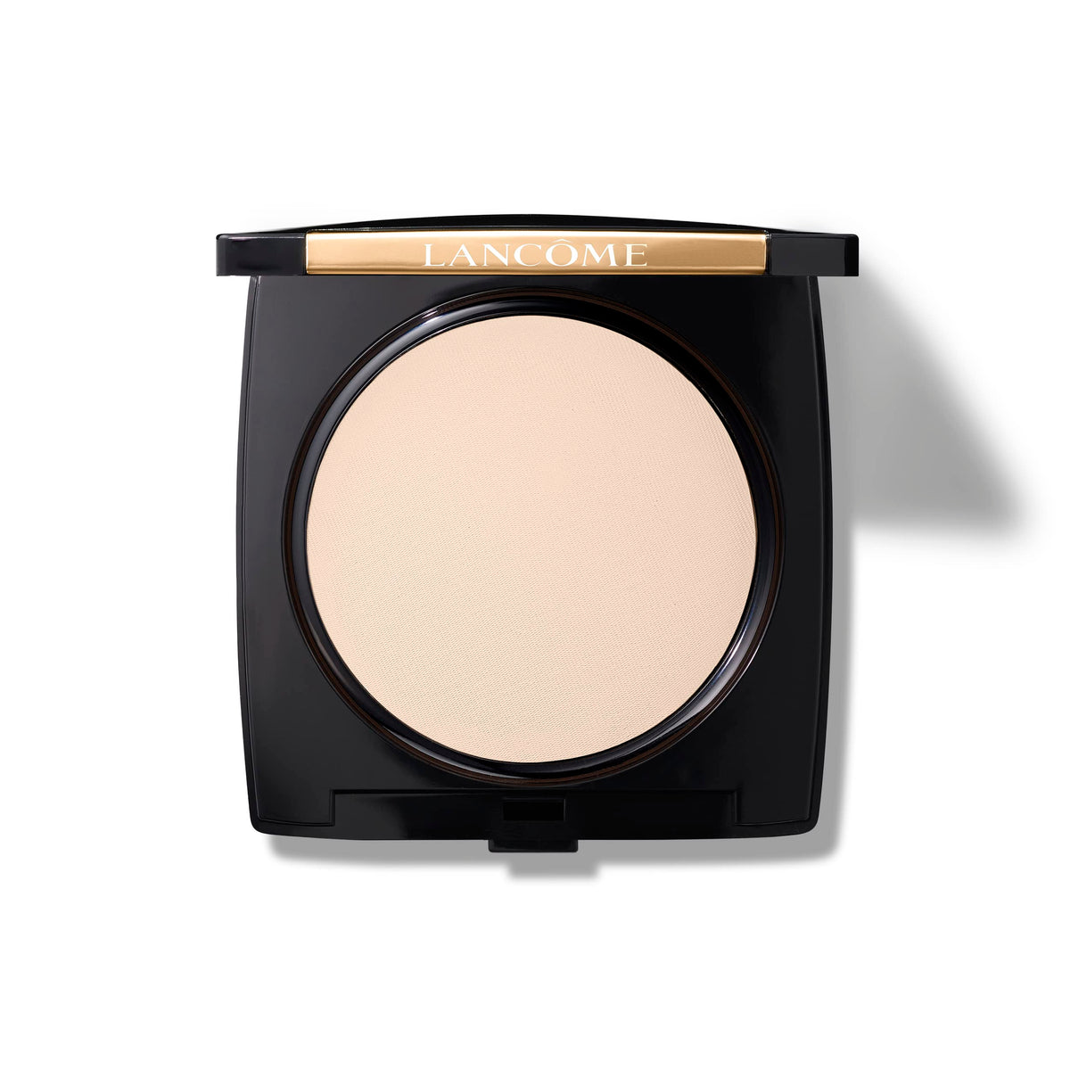 Lancôme Dual Finish compact open for on-the-go touch-ups.