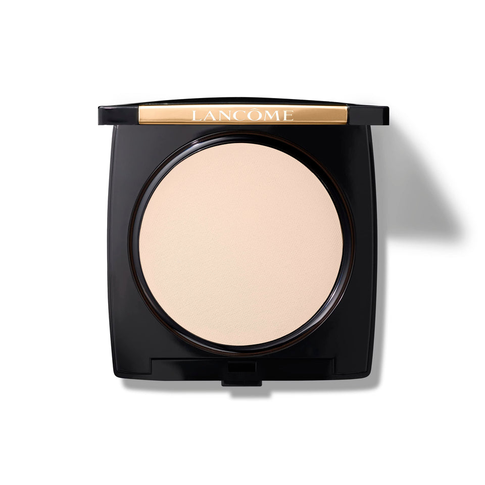 Lancôme Dual Finish compact open for on-the-go touch-ups.