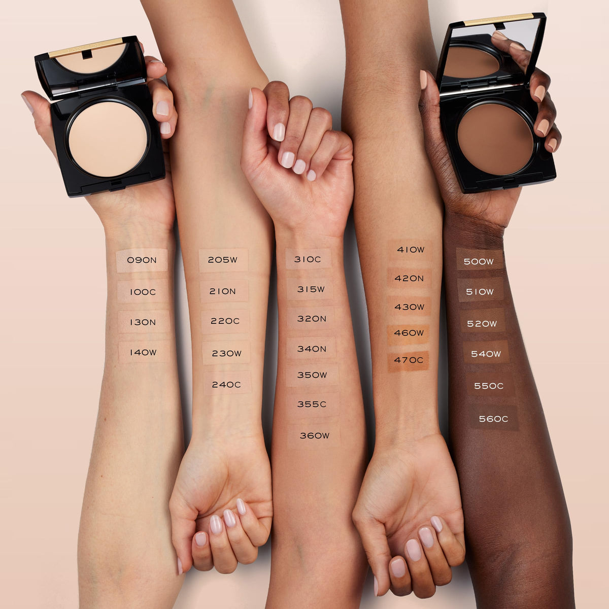 Lancôme Dual Finish dry-application builds coverage with a smooth matte look.