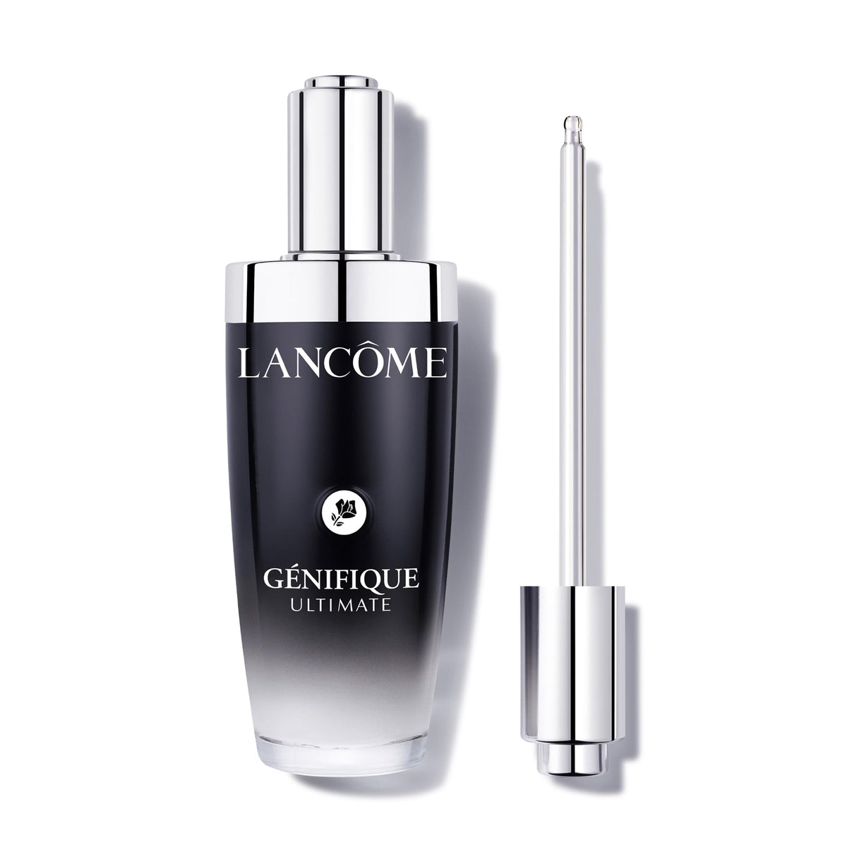 Lancôme Genifique Ultimate Recovery Serum bottle, premium packaging for daily skincare