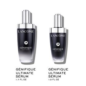 Two full-size Génifique serums in refillable bottles for ongoing hydration.