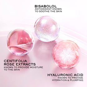 Dermatologist-tested Hydra Zen label indicating gentle hydration for all skin types