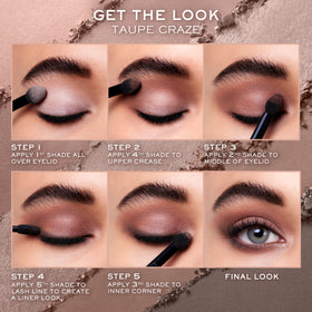 Lancôme Hypnôse palette metallic shade close-up demonstrates luminous long-wear color