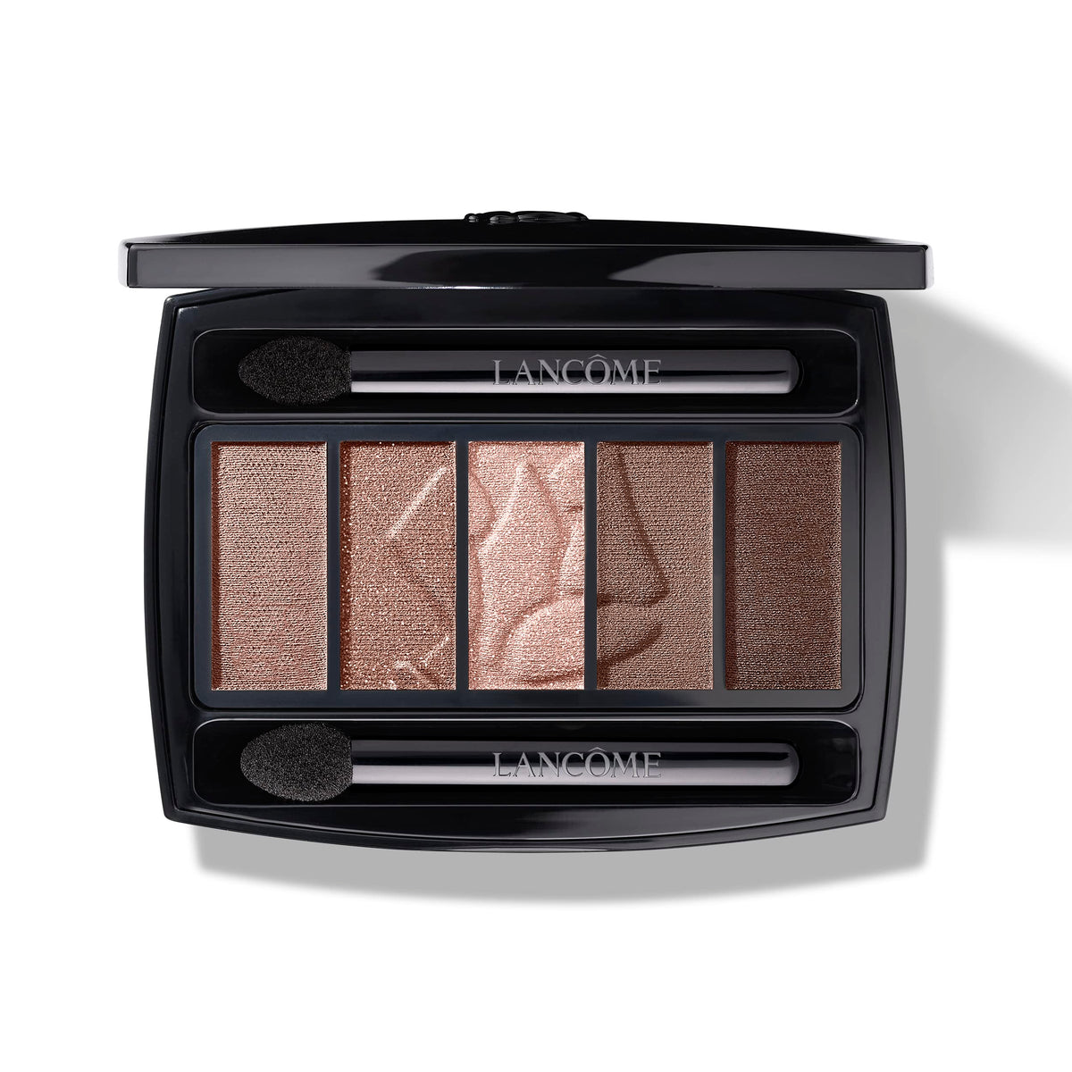 Lancôme Hypnôse nude sculptural palette closed compact with five shades for day-to-night looks.