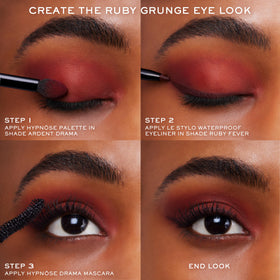 Lancôme Hypnôse palette travel-ready case supports effortless on-the-go makeup.