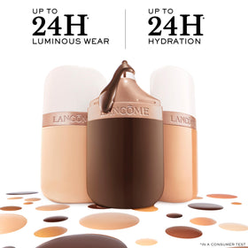 Lancôme Idôle 3 Serum Tint bottle-top view reveals premium finish and hygienic design