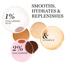 Lancôme Idôle 3 Serum Tint buildable-coverage swirl shows seamless blend