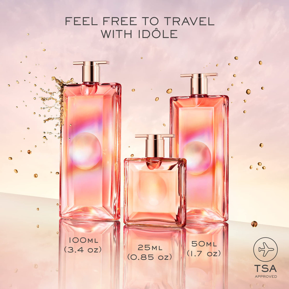 Isparta Rose is highlighted as a sustainably sourced ingredient in Idôle Nectar.