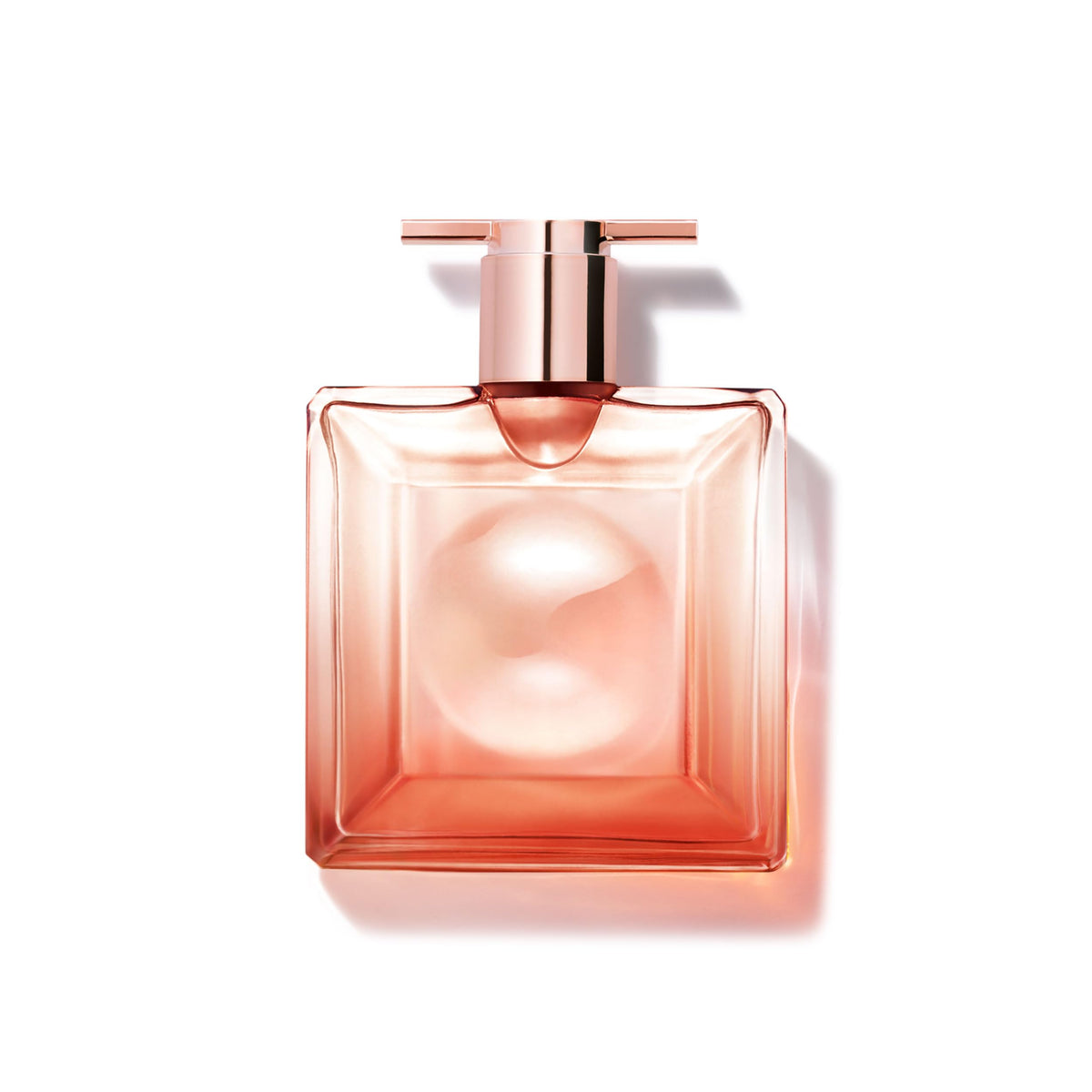 Lancôme Idôle Now bottle with radiant sunrise design, elevating daily fragrance ritual