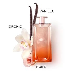 Lancôme Idôle Now rose note close up for a luminous everyday floral experience