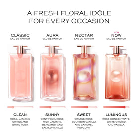 Lancôme Idôle Now vanilla warmth close up highlights sustainable vanilla use