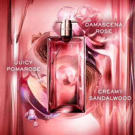 Lancôme Idôle Power bottle side view highlighting its sleek, elevated design.