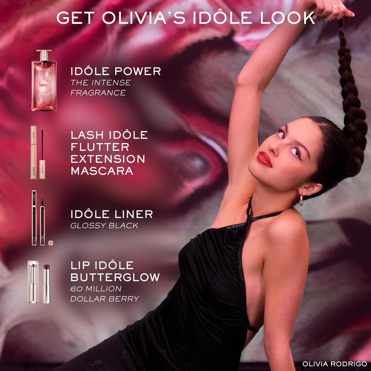 Lancôme Idôle Power spray dispersion ensures smooth, even application.