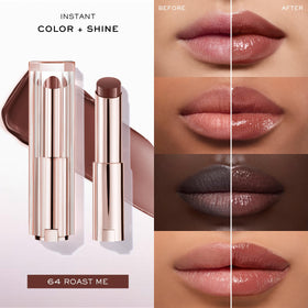 Lancôme Lip Idôle Butterglow packaging closeup for on-the-go touch-ups
