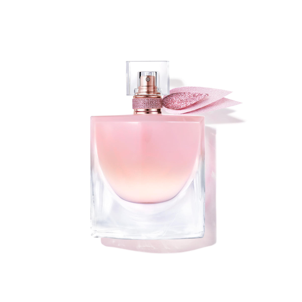Lancôme La Vie Est Belle Vanille Nude EDP bottle with elegant glass and gold accents