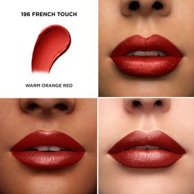 Lancôme L'Absolu Rouge swatches reveal rich shade French Touch for confident wear