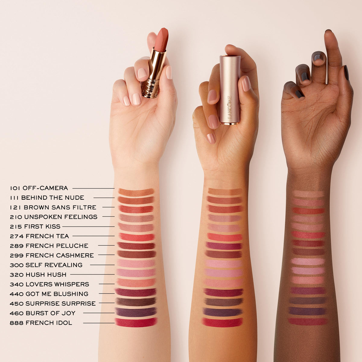 Lancôme L'Absolu Rouge Intimatte packaging box adds luxe appeal