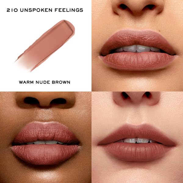 Soft matte color swatch showing buildable coverage.