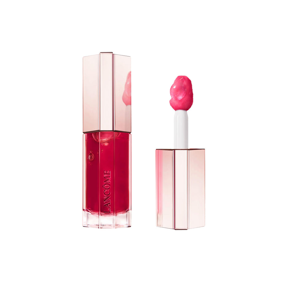 Lancôme Lip Idôle JuicyTreat gloss bottle showing instant shine and hydration