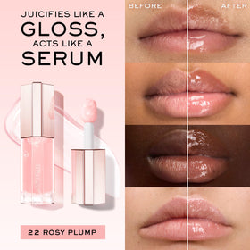 Lancôme Lip Idôle JuicyTreat applicator demonstrates lip contouring