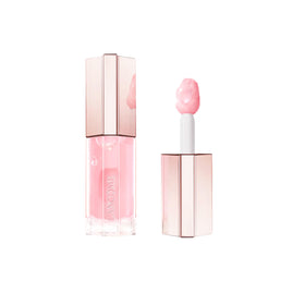 Lancôme Lip Idôle JuicyTreat bottle close-up with instant glossy shine.