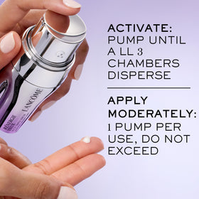 Lancôme Rénergie H.C.F. Triple Serum Eye under-eye area with visible de-puffing potential.