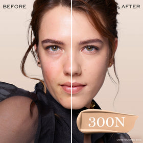 Lancôme Teint Idole matte finish close-up highlights lasting shine control