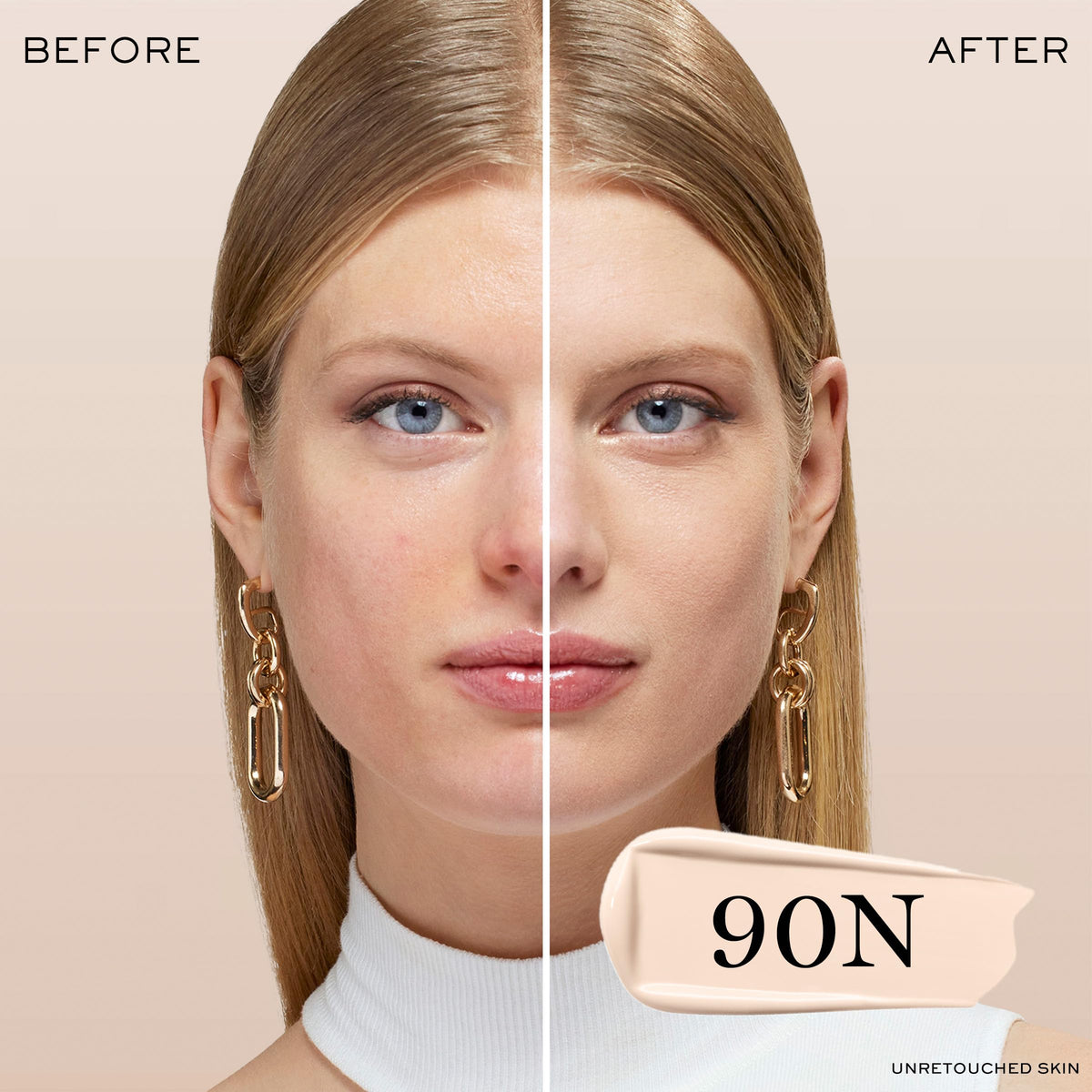 Lancôme Teint Idole Ultra Wear close-up texture proving natural matte finish