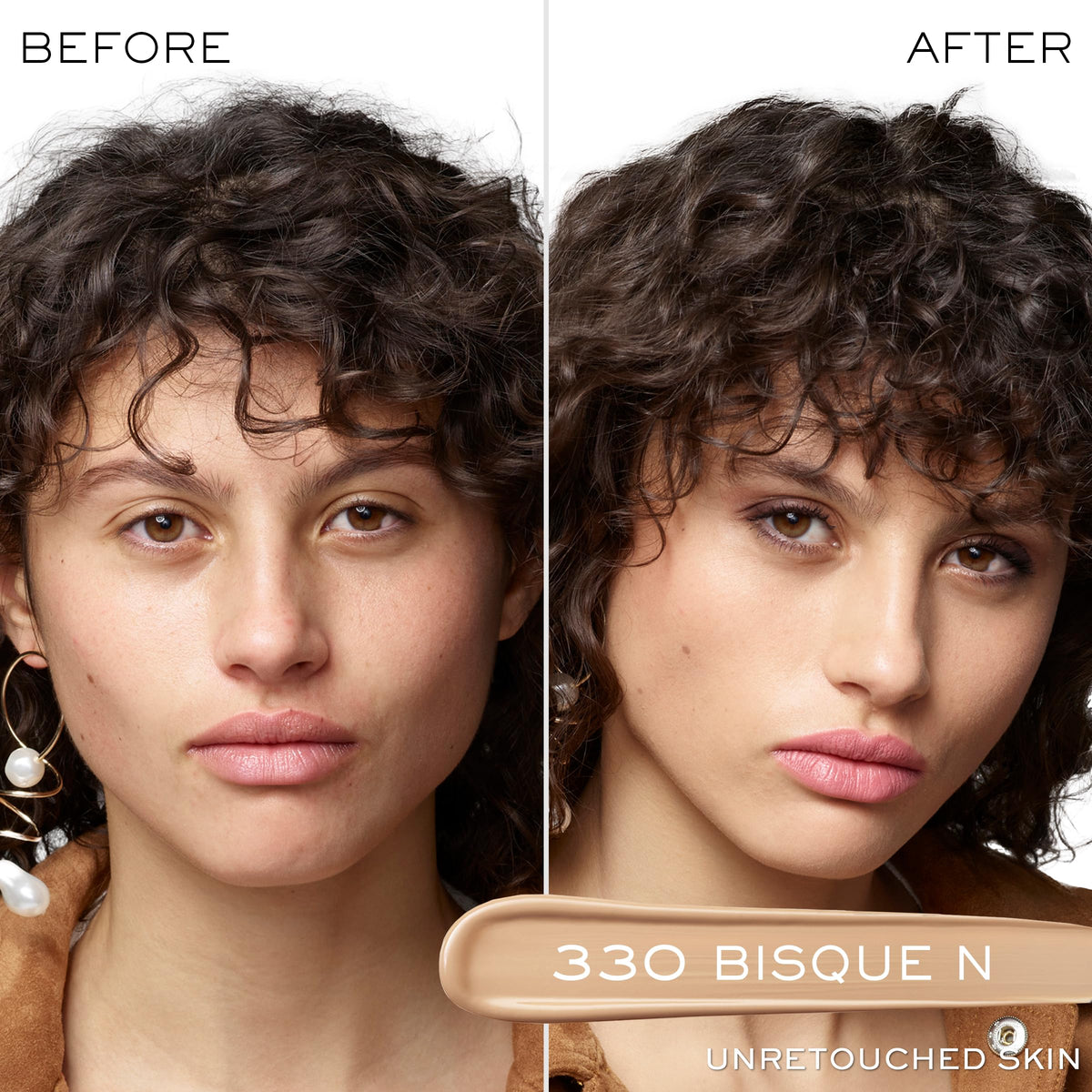 Lancôme Teint Idole Ultra Wear concealer brightens dark circles for a refreshed look.