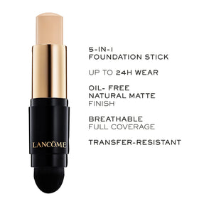 Lancôme Teint Idole Ultra Wear Foundation Stick swatch in natural matte finish shade.