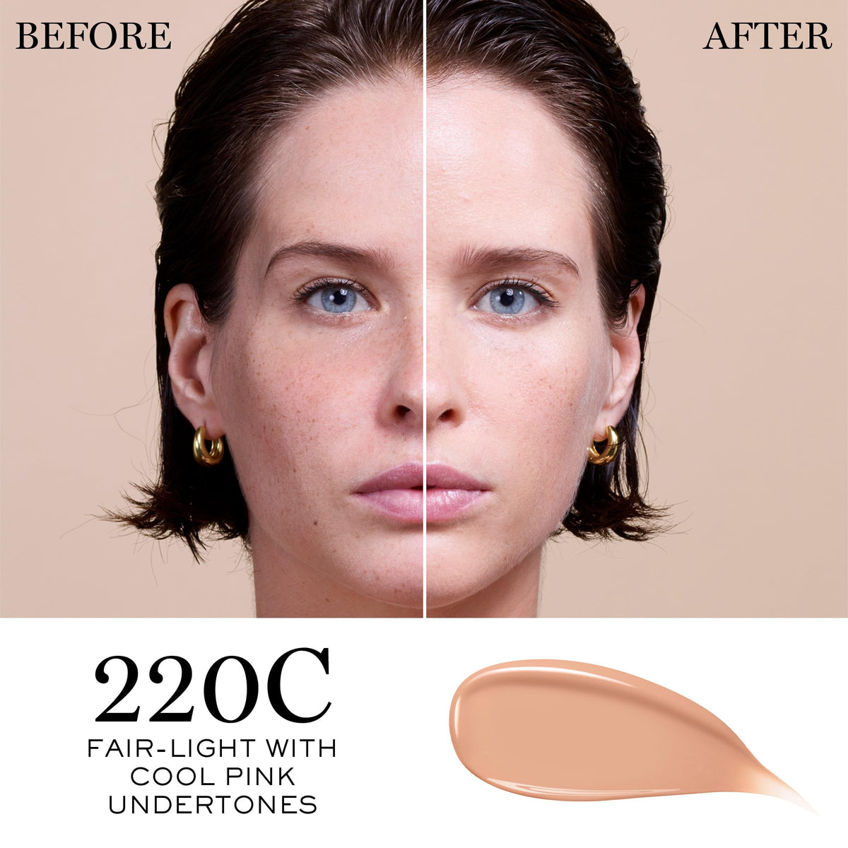 Lancôme Teint Idole Ultra Wear serum base delivers hydrated skin.