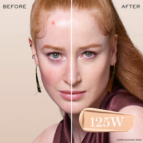 Lancôme Teint Idole Ultra Wear shade-match swatch highlights broad shade range.