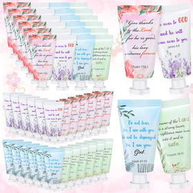 Landhoow 24-pack hand cream bulk packaging with four gifting patterns.